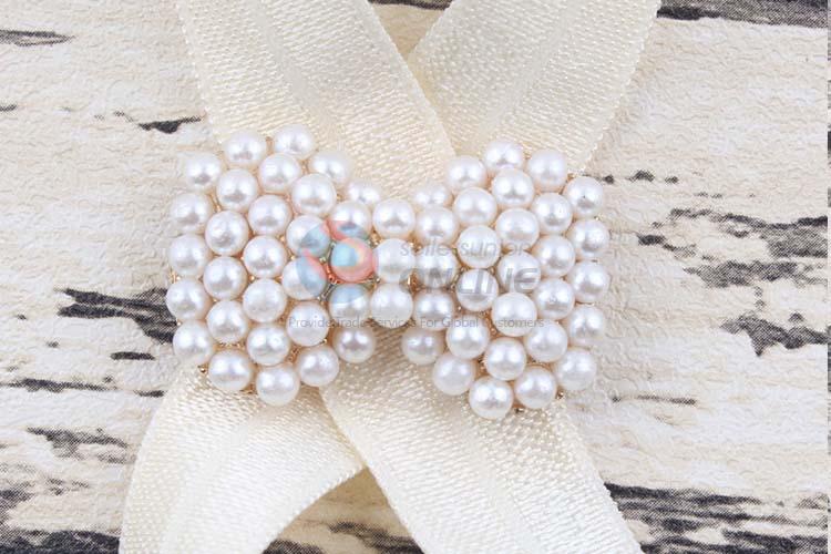 Best Quality Good Sale Pearl Bowknot Foot Ornaments