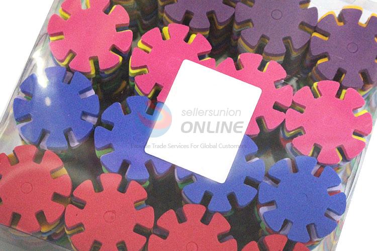 Good Sale Round 192 Pieces Snowflake Blocks Kids DIY Toy