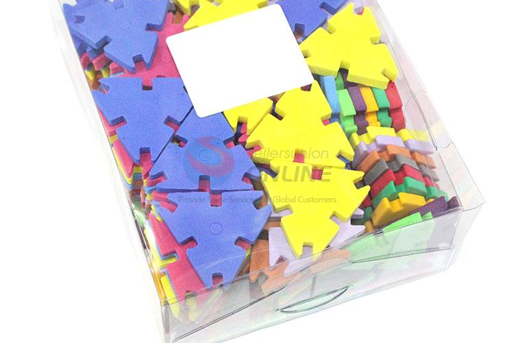 New Arrival 144 Pieces Triangle Snowflake Blocks Best Kids Toy