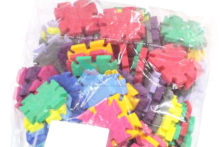 New Design Educational Toy Plastic 120 Pieces Snowflake Blocks