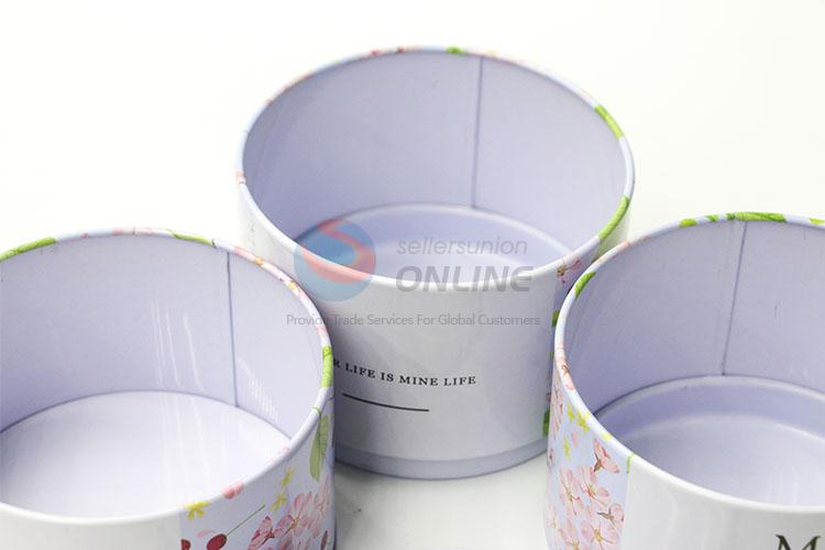 New Arrival Three Layers Tin Storage Box Can