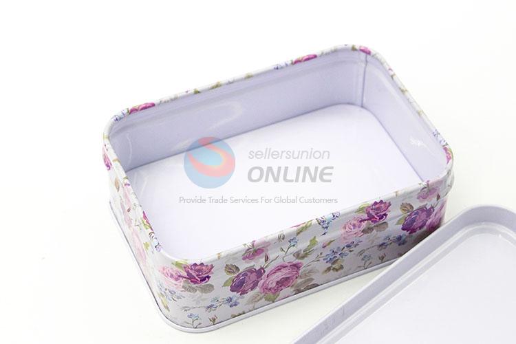 Pretty Cute Custom Printed Tin Storage Boxes Set