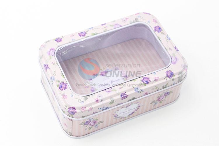 Factory Direct Custom Printed Tin Storage Boxes Set