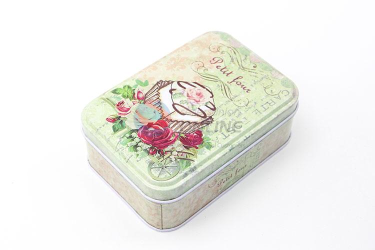 Best Selling Multi-use Rectangle Tin Storage Cases Set