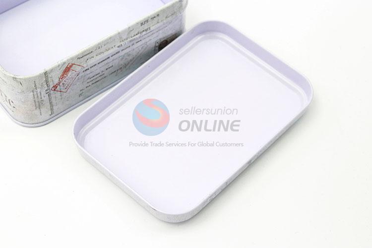 High Quality Custom Printed Tin Storage Boxes Set