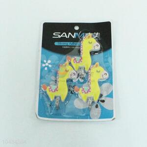 New Arrival 3pcs Cartoon Animal Design Plastic Hook for Sale