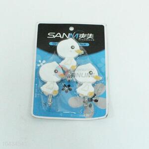 Hot Sale 3pcs Duck Design Plastic Hook for Sale