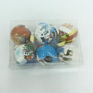 6PC Christmas Tree Pendant Decoration Foam Balls