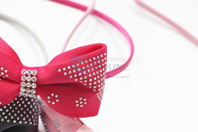 Three Colors Dotted Bowknot Girl Hair Accessories