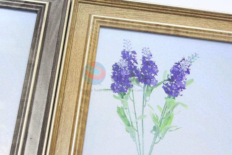 Custom Beautiful Pattern Wall Painting Crafts with Black Frame