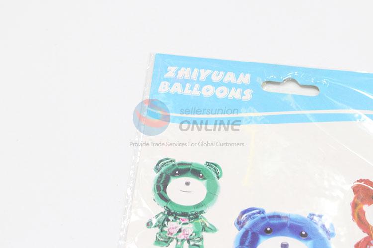 Cartoon Bear Shaped Foil Balloons Helium Balloon for Party