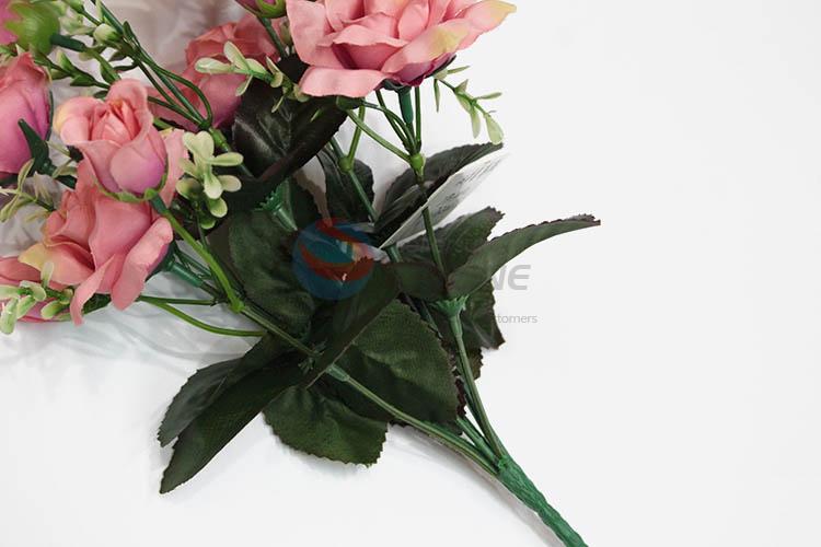 New arrival delicate style fake bouquet artificial rose