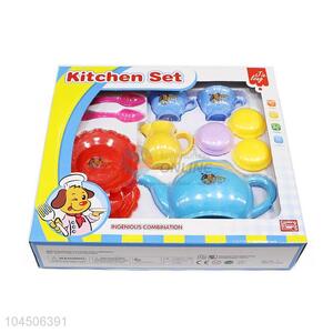 New Arrival Colorful Kitchen Set Toy Simulation Tea Set