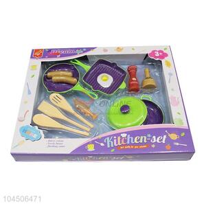 Top Quality Plastic Kitchenware Fashion Kitchen Set Toy