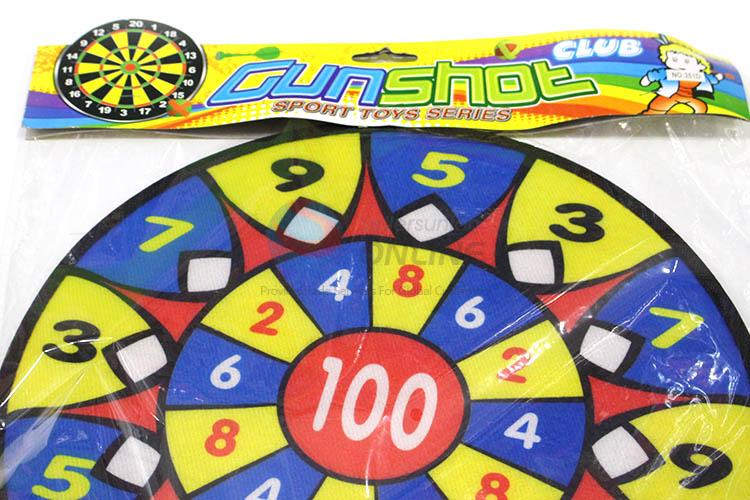 Custom Gunshot Game Toy Colorful Cloth Dart Board Toy