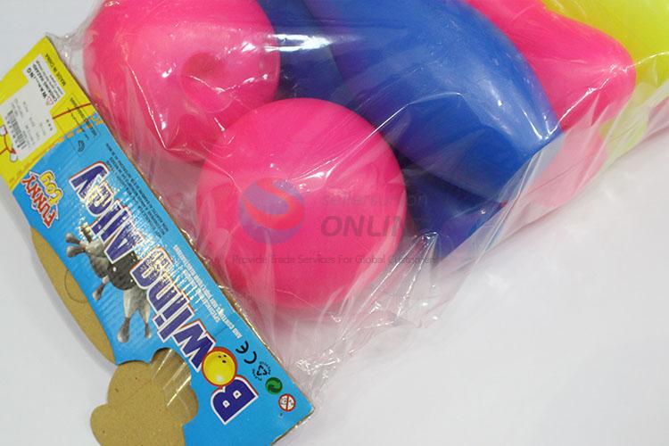 High sales popular design plastic toy bowling ball