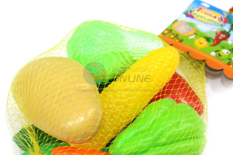 Unique Design Plastic Simulation Vegetable Set For Children