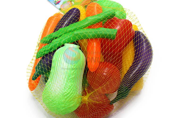 New Design Plastic 20 Pieces Simulation Vegetable Toy Set