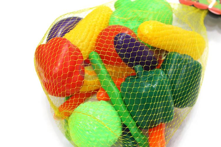 New Design Plastic 20 Pieces Simulation Vegetable Toy Set