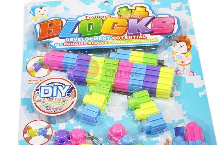 Popular Children DIY Toy 62 Pieces Plastic Building Block