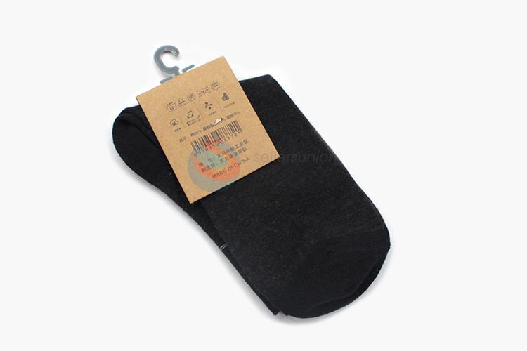 Cheap popular wholesale custom printed thickened men cotton socks