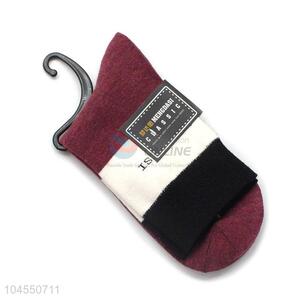 Wholesale good quality printed thickened men cotton socks