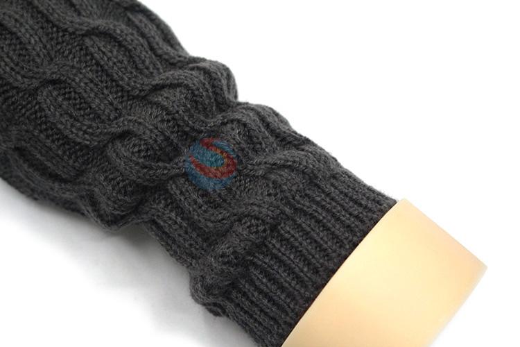 Super quality low price long knitted gloves w/printing