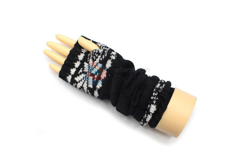 Cheap high quality long knitted gloves