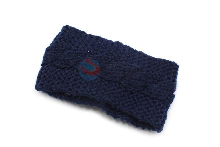 Good quality winter knitted flower headband