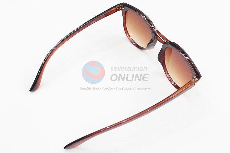 Retro small vintage coffee sunglasses