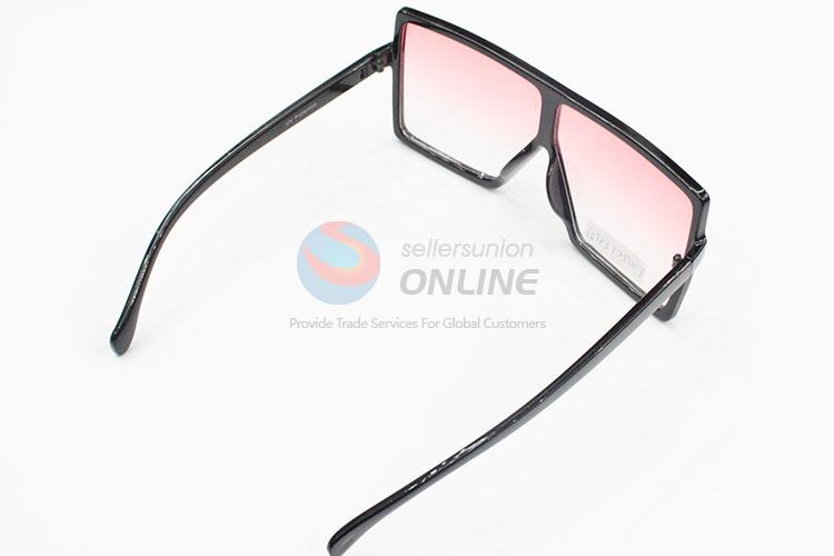 Cool custom plastic square shaped pink sunglasses