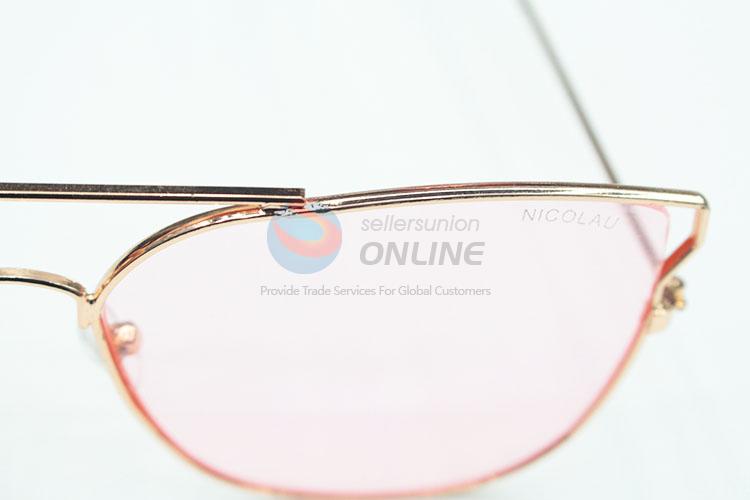 Top quality pink women sunglass