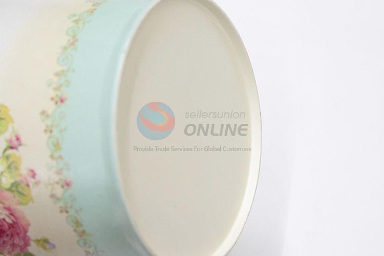 Hot sale fashion design tinplate flower pot