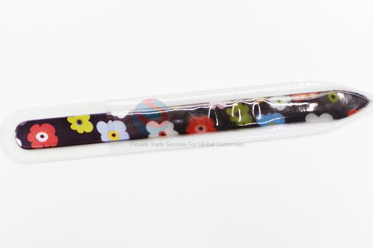 Low price high sales flower pattern nail file