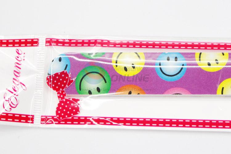 Lovely top quality smile face pattern nail file