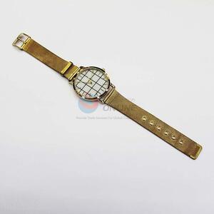 Hot sale alloy gold wrist watch for women