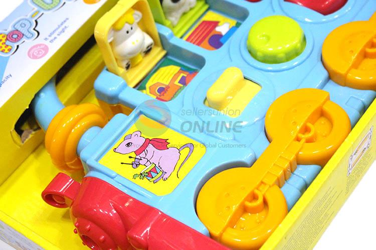 New Design Colorful Pop-Up Locomotive Educational Toy For Baby