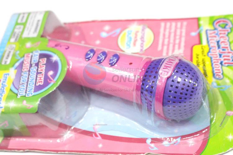 Wholesale Plastic Electric Microphone Cheap Model Toy For Childre