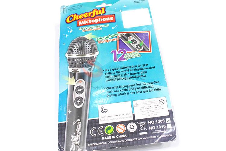 Top Quality Plastic Simulation Cheerful Microphone For Children