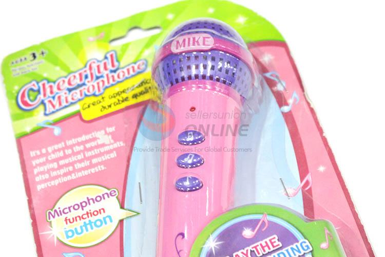 Wholesale Plastic Electric Microphone Cheap Model Toy For Childre