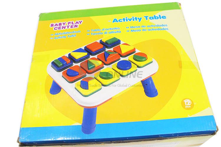 Best Quality Colorful Activity Table Changeable Blocks