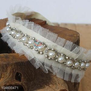 Custom Design Cheap Lace Hairband For Newborn