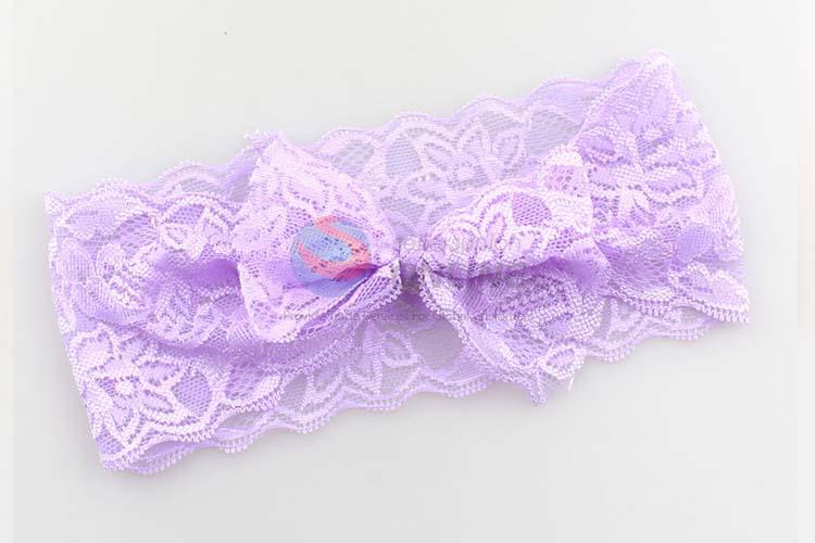 Factory Price High Quality Lace Bowknot Girl Hairband