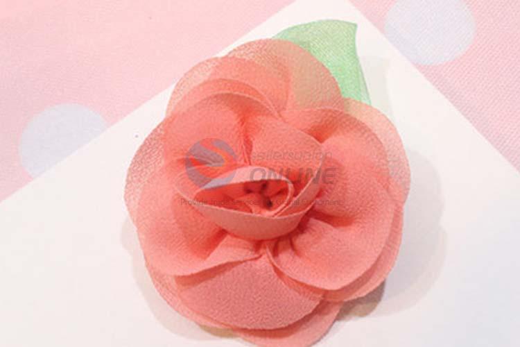 Wholesale Custom Cheap Rose Flower Series Kids Hairpin