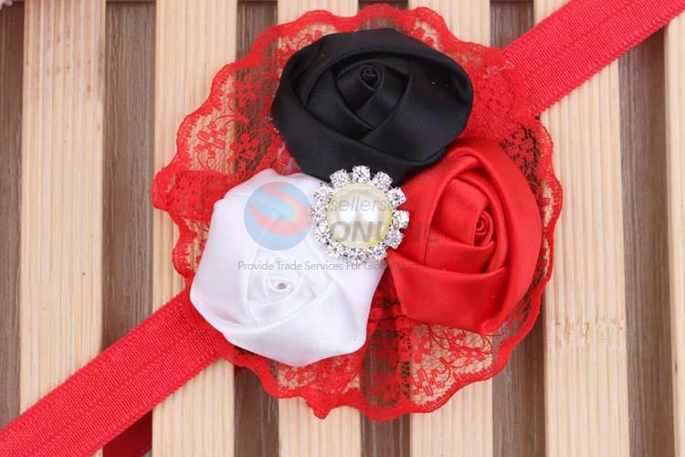 Wholesale Cheap Lace Flower Hairband For Baby