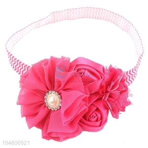 Factory-Directly Flower Rhinestone Hairband For Newborn