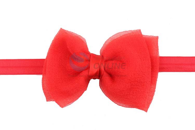 Latest Style Newborns Pure Color Bowknot Hairband