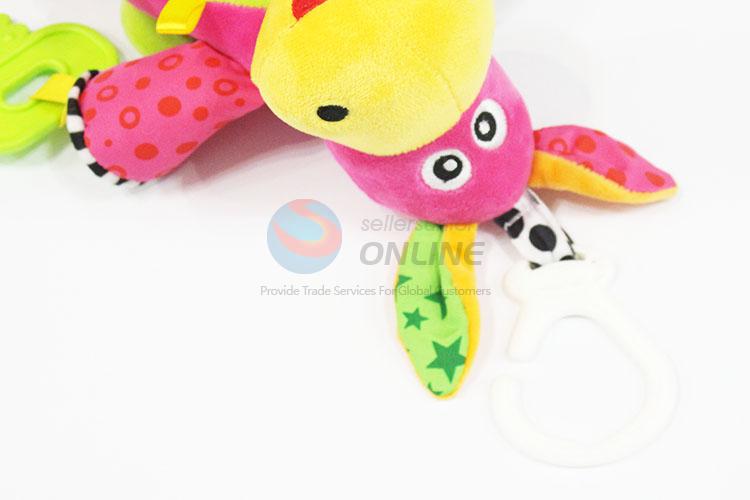 Funny baby rattle stuffed animal plush toy