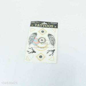 Factory supply metallic temporary tattoo fake tattoo