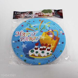 10pcs cute birthday use plastic plates